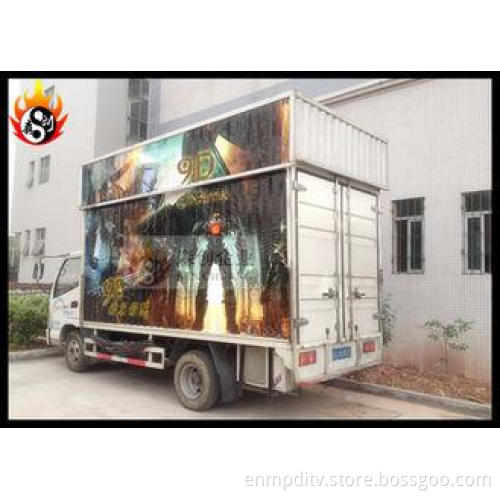 Hydraulic 5D Mobile Cinema with Motion Chair and Mobile Cab